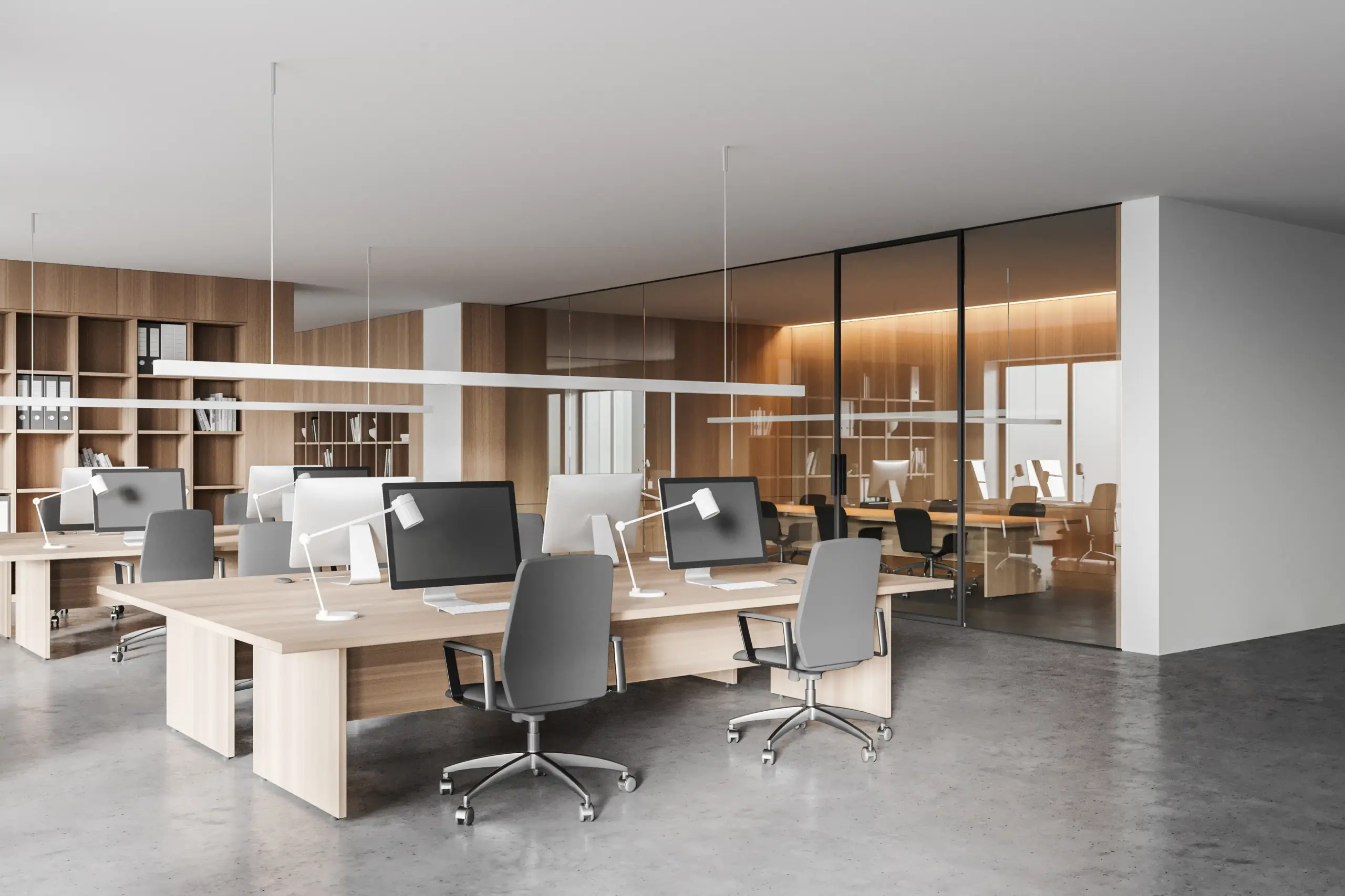 Modern White Office Space