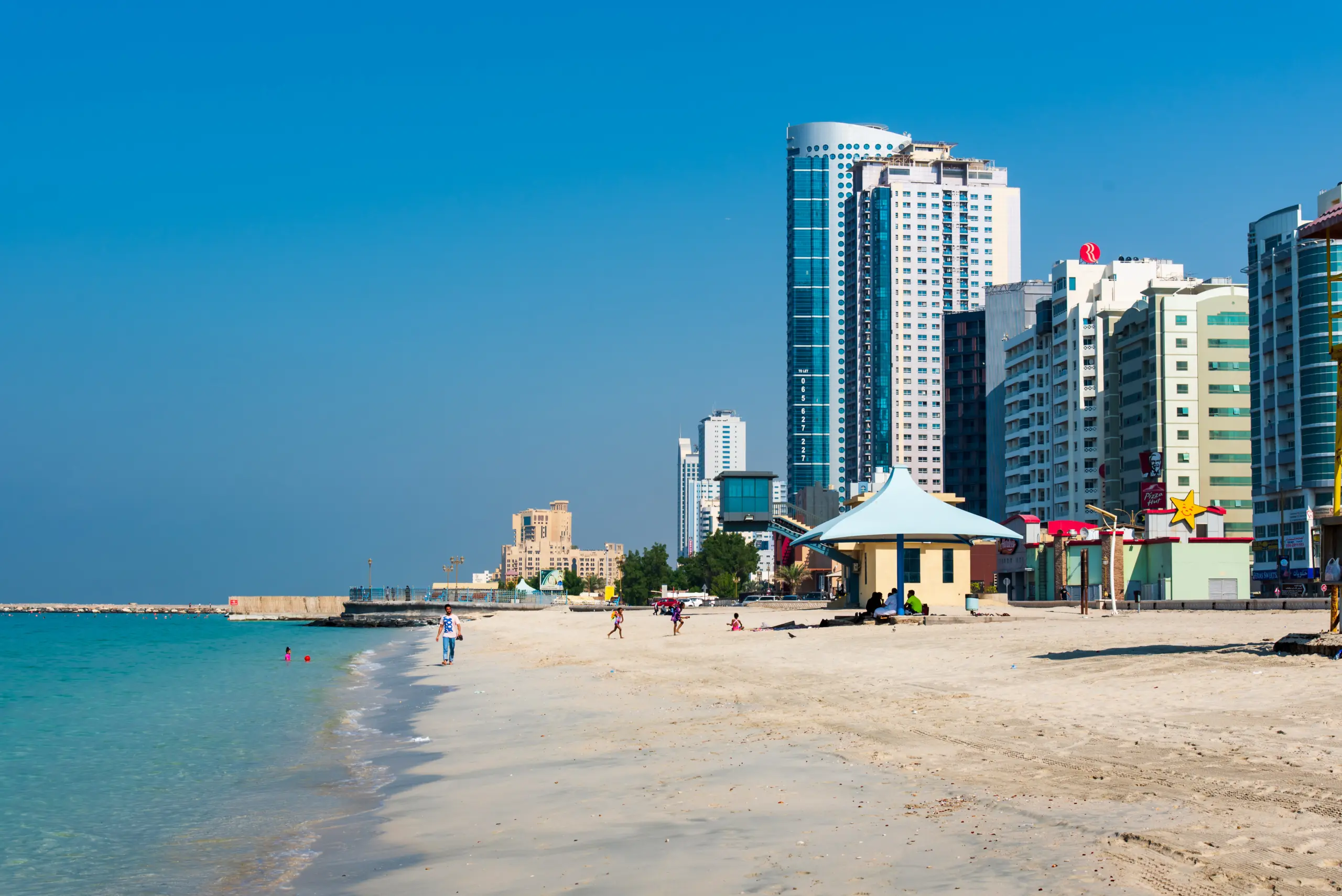 Ajman beach view