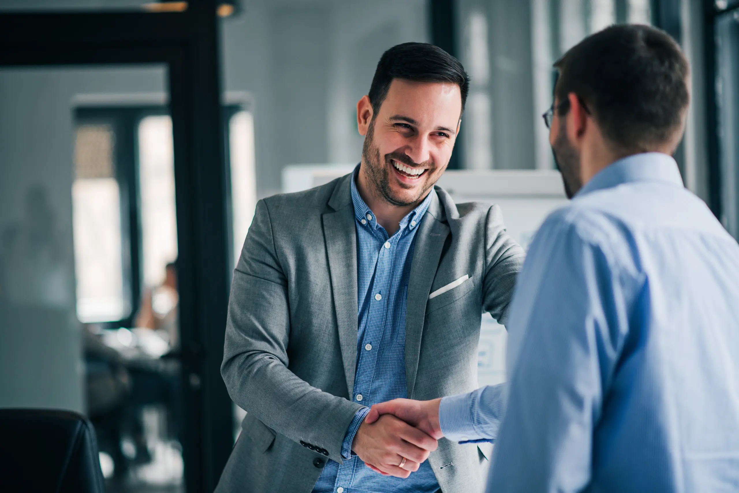 Business handshake
